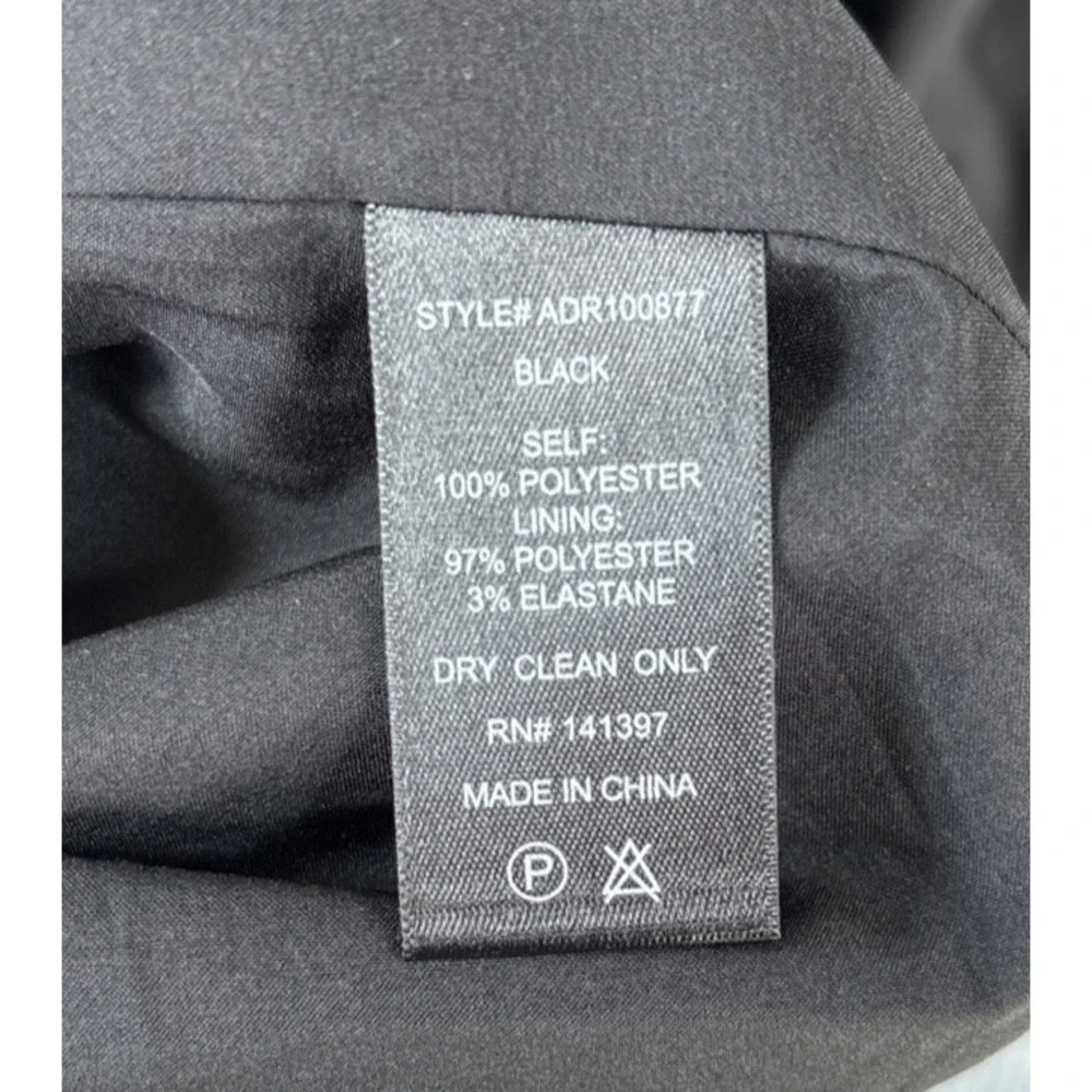 ASTR The Label Black Tiered Puff Sleeve Midi Dress Boho Goth Romantic Prairie S - Picture 7 of 9